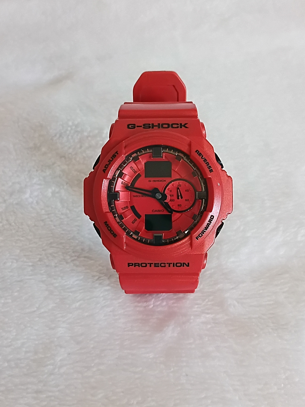 Casio G-Shock GA-150A Bright Orange Analog-Digital Shock Monster